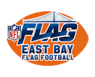 East Bay NFL Flag (East Bay Flag Football / EBFF) logo